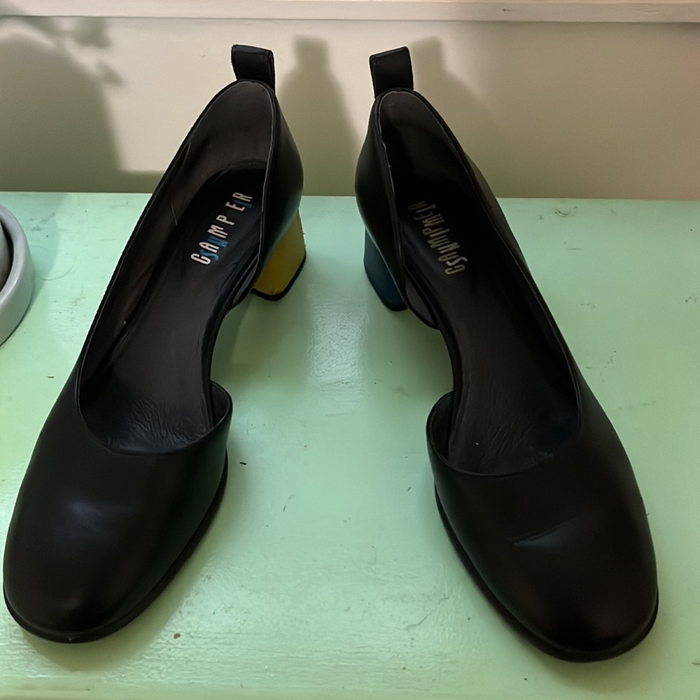 Camper Colorblock Heels